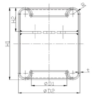 Insulated Grading Spheres technical drawing