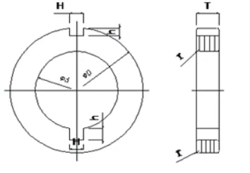 Laminated End Rings technical drawing