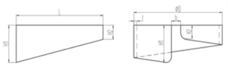 Wound End Rings technical drawing